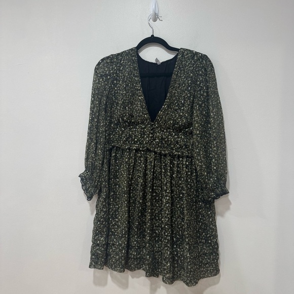 Urban outfitters cheetah print mini dress Medium - Picture 2 of 8